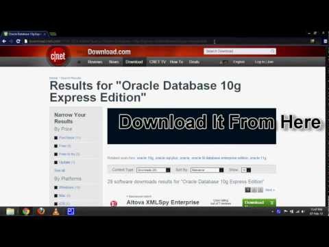 comment installer oracle 10 g