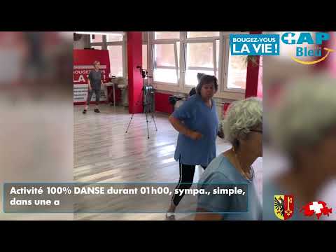 TARANTELLA à GAPBleu Suisse - DANSE & GYM ADAPTÉES Seniors à Genève en Chacha, Madison, Rock, Salsa