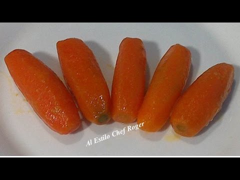 ZANAHORIAS GLASEADAS, Receta # 357, receta navideña Video