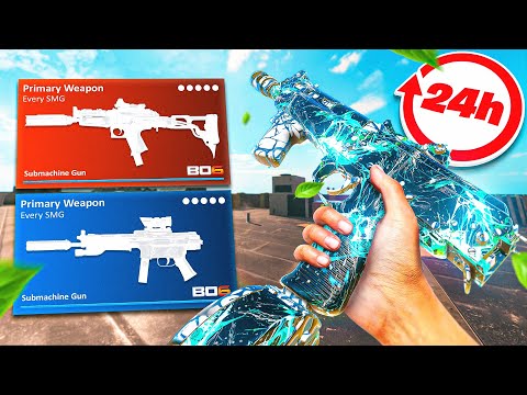 I Won Warzone with EVERY BO6 SMG IN 24 HOURS.. (COD CHALLENGE)