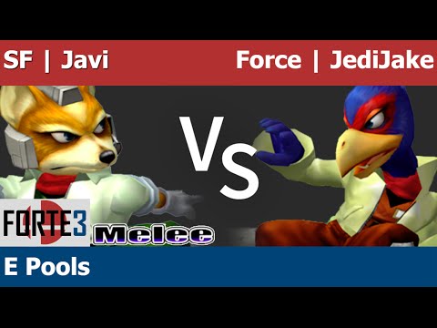 Forte 3 Melee - Smash Factor | Javi (Fox) vs Force | JediJake (Falco) - E Pools
