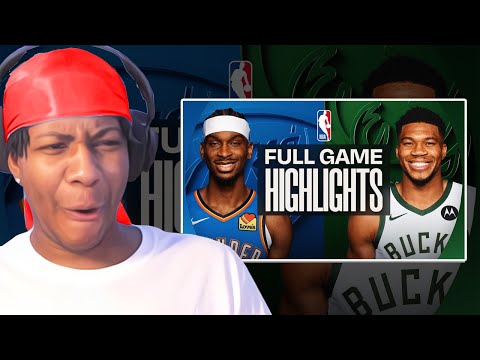 Lvgit Reacts To THUNDER at BUCKS | FULL GAME HIGHLIGHTS | January 21, 2026