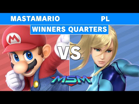 MSM 196 - Mastamario (Mario) vs PL (Zero Suit Samus) Winners Quarters - Smash Ultimate