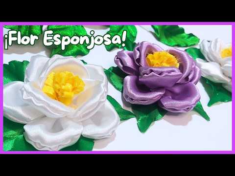 Perfect Fluffy Flower? Learn the Double Layer Technique with Satin Ribbon