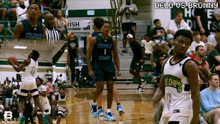 Bronny vs Dellquan Warren WAS A MOVIE! The Blue Chips Reunite W Coach LeBron! Delo SHUT DOWN THE GYM