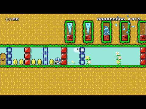 ◆◇◆◇On/Off Switch Speedrun◇◆◇◆ by liam982 🍄Super Mario Maker 2 ✹Switch✹ No Commentary #cqs