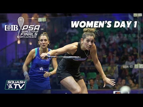 Squash: CIB PSA World Tour Finals 2018/19 - Women's Day 1 Roundup