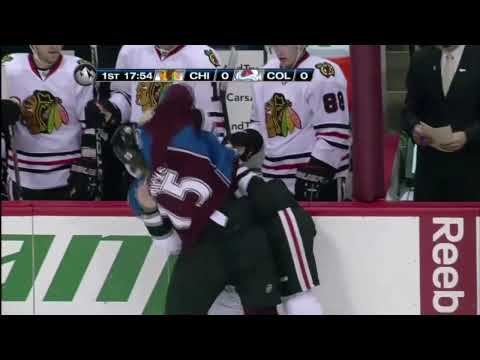 Colin Fraser vs Matt Hendricks Nov 6, 2009