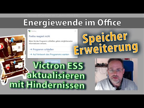 24V 7 kWh Selbstbau LiFePO4 Stromspeicher Erweiterung - Victron ESS aktualisieren mit Hindernissen