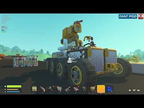 Scrap Mechanic Survival | Fant Mod 8.19 - Inline Refinery and 5x5 Resource Collector