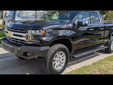 2019 Silverado Bumper, Lift, 35s, and Running Boards