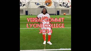 2024 Lyon College Commit.. So proud!