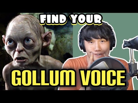 LOTR Gollum Voice - 3 step voice acting #voiceover