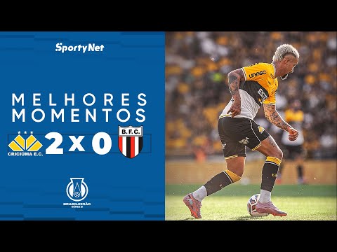CRICIÚMA BATE BOTAFOGO E SE APROXIMA DO ACESSO! - Melhores Momentos - Criciúma 2 x 0 Botafogo-SP