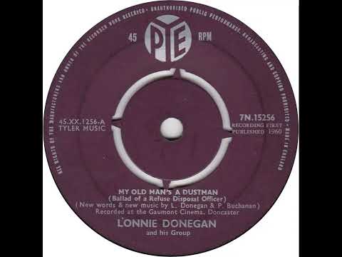 UK New Entry 1960 (68) Lonnie Donegan & His Group - My Old Man's A Dustman