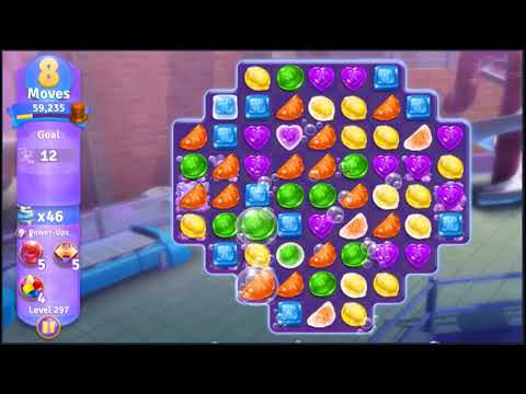 Wonka's World of Candy Level 297 - NO BOOSTERS + FULL STORY 🍫 | SKILLGAMING ✔️