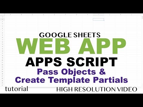 Google Sheets Web App Example Google Apps Script Web App Tutorial Part 1
