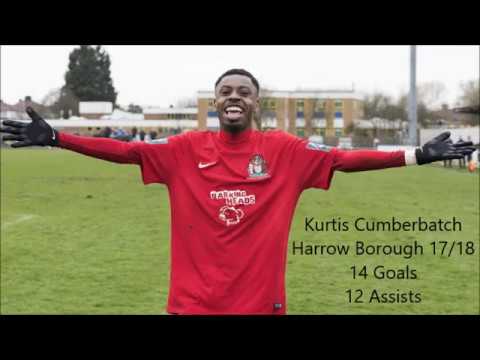 Kurtis Cumberbatch Harrow Borough 17/18: 14 Goals/12 Assists