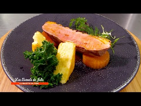 Recipe: Duck breast – recipe by Thierry Marx - Julie's notebooks - Duck breast