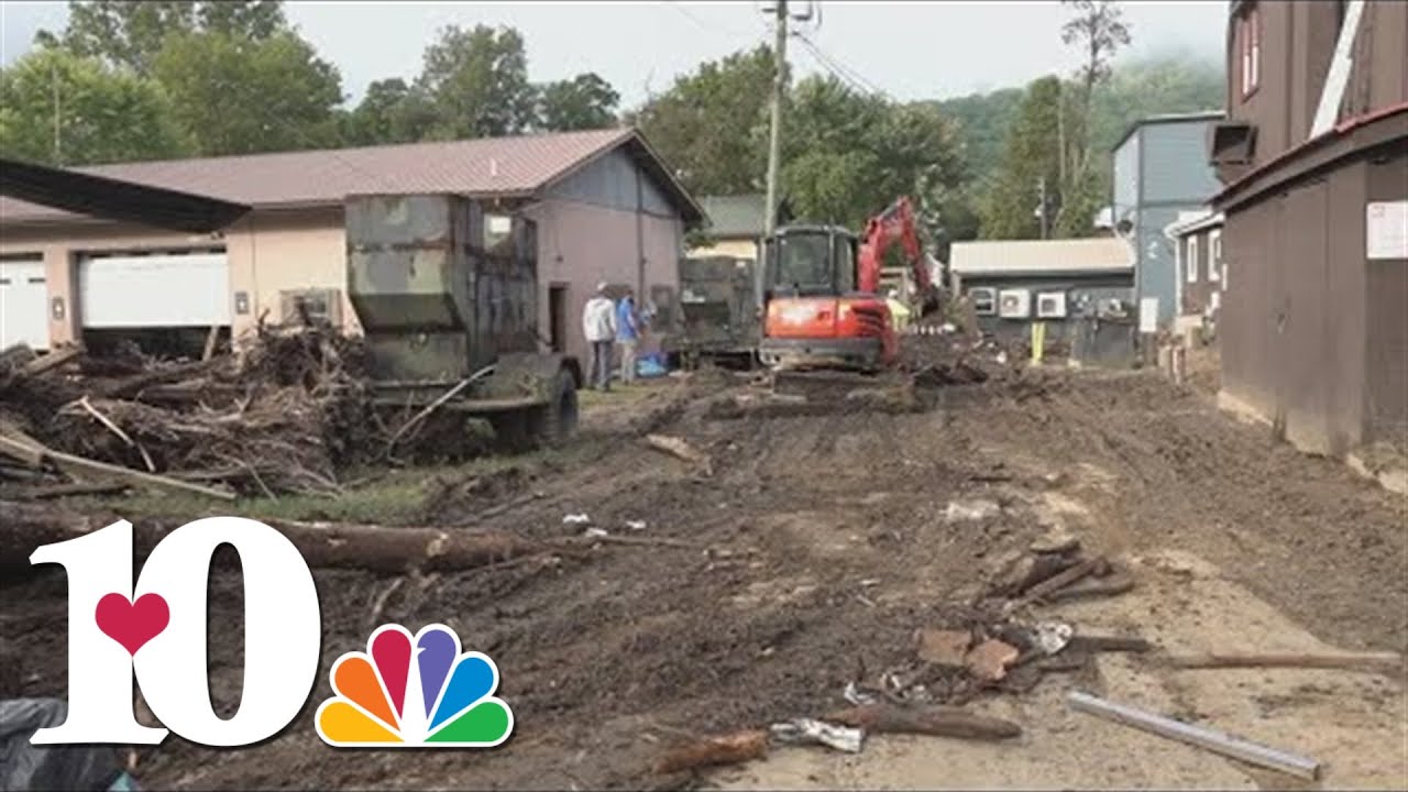 Hot Springs community recovers after flooding from Helene damaged the small town
