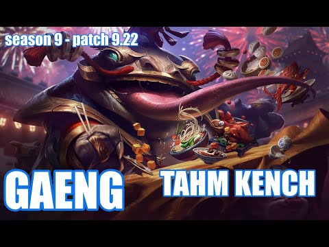 【韓国サーバーチャレ・ほぼSKT】DFM GAENG タムケンチ(Tahm kench) VS SKT T1 MATA マオカイ(Maokai) - Patch9.22 KR Ranked【LOL】