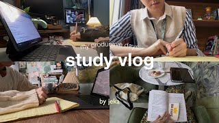 study vlog 📚 uni productive days, solo cafe dates, lots of note-taking, reading, enjoying solitude