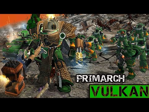 VULKAN & Salamanders vs Tyranids - Unification Mod: Survival | Warhammer 40K: Dawn of War: Soulstorm