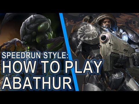 Starcraft II: How to Play Abathur [Void Thrashing Solo Speedrun]