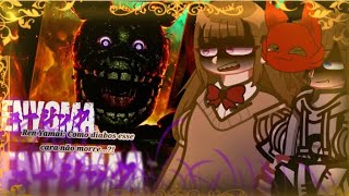 📚Komi Cant Comunicante & Família Afton Reagindo ao Rap Sua Agonia | Springtrap/William Afton 🎭