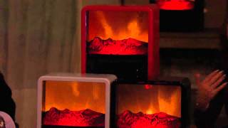 Duraflame1500W Small Portable Heater with Realistic Flame Effect with Dan Hughes