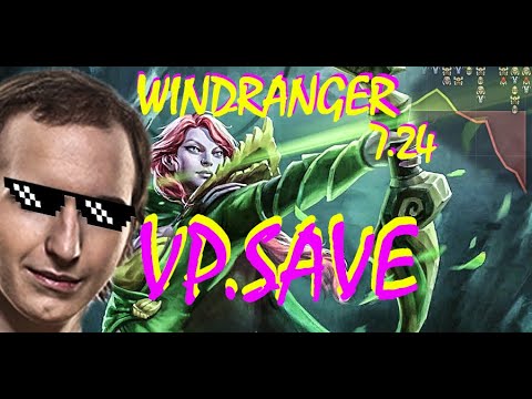 🔴Top 1 RANKED Dota 2 VP.SAVE Windranger Dota2(7.24) iZi BriZi