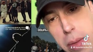 Ronnie Radke exposing CROSSFAITH he dropped from tour bc they backed their pdophile member up (6/25)
