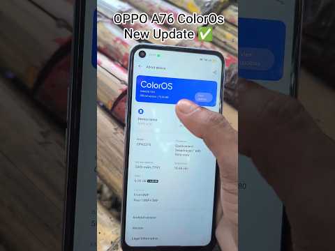 OPPO A76 New Update 😱 #shorts #youtubeshorts #oppoa76