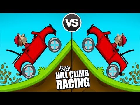 Hill Climb Racing 1 - Super Diesel 4x4 vs Hovercraft # Hack # Unlimited Coins And Gems