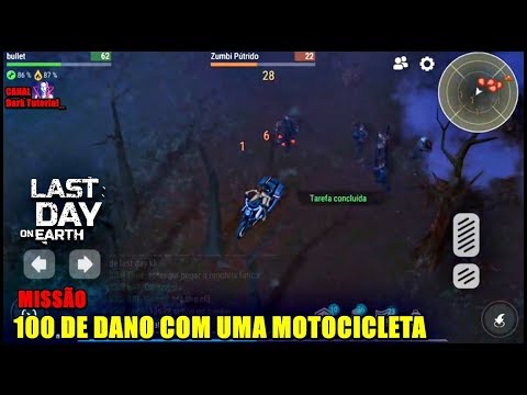 ●100 DE DANO COM UMA MOTOCICLETA - MISSÃO  Last Day On Earth