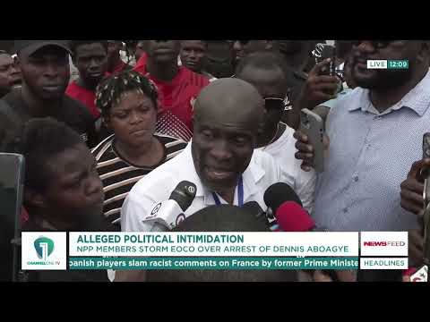 NPP Members Mass at EOCO Over Dennis Miracles Aboagye’s Arrest | News Feed