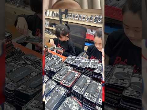 WHERE THEY PACKAGE ALL THE UK USED PHONES YOU BUY #shorts #youtubeshorts #viral #trending