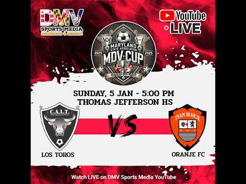 MDV CUP HIGHLIGHTS Los Toros vs Oranje FC (Potomac Group A)