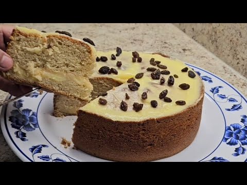 Como hacer pastel de nata relleno con crema pastelera