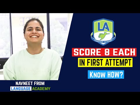 Navneet from India 🇮🇳 scored 8 Each in First Attempt in PTE | Language Academy - PTE NAATI and IELTS