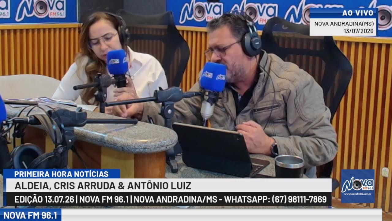 O programa Primeira Hora Notícias desta segunda(13), destaca ao vivo os principais fatos da região do Vale do Ivinhema