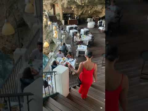 Ristorante Grotta Palazzese #shorts #youtubeshorts