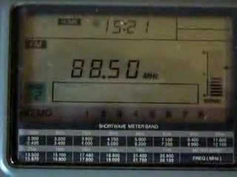 FM-DX 09.08.2007 e-skip SR P1 Vännäs 88,5 MHz