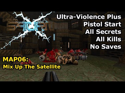 Doom II: BTSX E1 - MAP06: Mix Up The Satellite (Ultra-Violence Plus 100%)