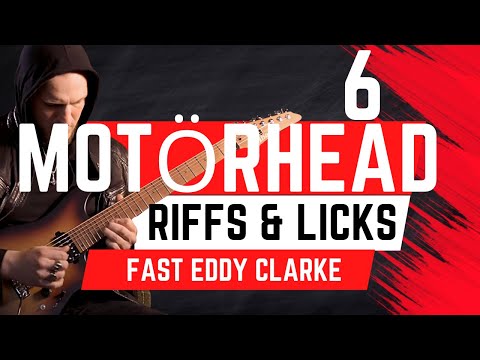 Motörhead 6 Riffs & Licks on guitar "Fast Eddie Clarke"
