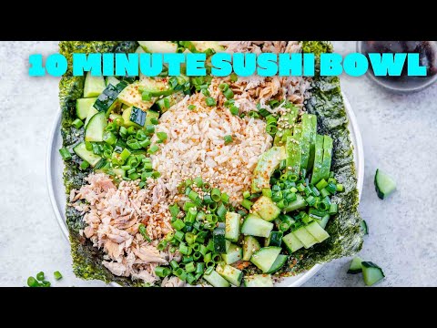 10 Minute Deconstructed Faux “Sushi” Bowls Recipe