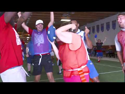 KU Football team visits GoodLife's Midnight Farm