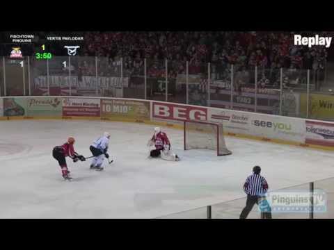 Fischtown Pinguins vs  Yertis Pavlodar 5:4 vom 09.01.2015
