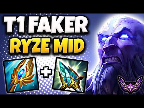T1 Faker Ryze vs Orianna [ MID ] Patch 25.15 Korea Master