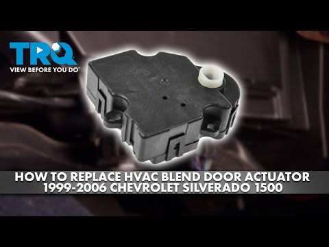 How to Replace HVAC Blend Door Actuator 1999-2006 Chevrolet Silverado 1500